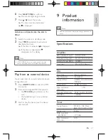 Preview for 21 page of Philips DCB852 User Manual