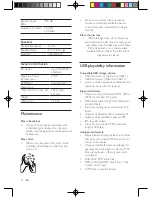 Preview for 22 page of Philips DCB852 User Manual