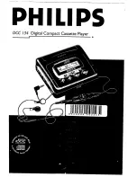 Preview for 1 page of Philips DCC 134 User Manual