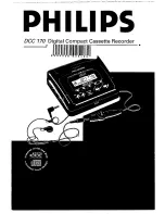 Philips DCC 170 User Manual preview