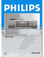 Philips DCC 900 Manual preview