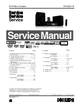 Philips DCD322/12 Service Manual preview