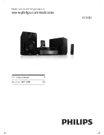 Preview for 1 page of Philips DCD322 User Manual