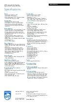 Preview for 3 page of Philips DCD7010 Specifications