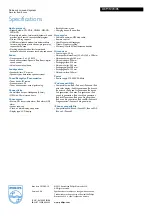 Preview for 3 page of Philips DCM1070 Specifications