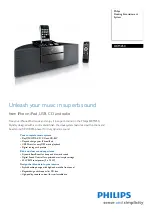 Philips DCM250 Brochure & Specs предпросмотр