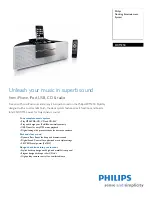 Preview for 1 page of Philips DCM250 Specifications