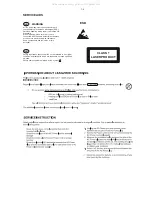 Preview for 4 page of Philips DCM276 Service Manual