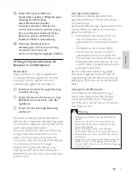 Предварительный просмотр 45 страницы Philips DCM292 User Manual