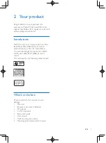 Предварительный просмотр 6 страницы Philips DCM3060 User Manual