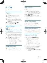 Preview for 12 page of Philips DCM3060 User Manual