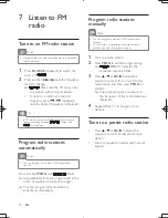 Preview for 17 page of Philips DCM3120 User Manual