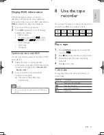 Preview for 18 page of Philips DCM3120 User Manual