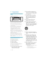 Предварительный просмотр 4 страницы Philips DCM7005 User Manual