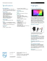 Preview for 2 page of Philips DCP746 Specifications