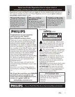 Предварительный просмотр 2 страницы Philips DCP746 User Manual