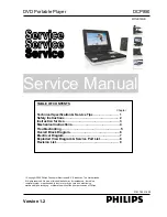 Предварительный просмотр 1 страницы Philips DCP750 Service Manual