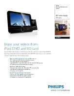 Philips DCP851 Specifications preview