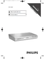 Philips DCR 2021 User Manual preview