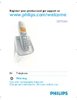 Philips DCTG245 Quick Start Manual предпросмотр