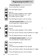 Предварительный просмотр 13 страницы Philips DECT 111 User Manual