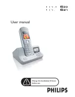 Philips DECT 623 User Manual preview