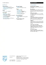 Preview for 2 page of Philips DECT1224S Specifications