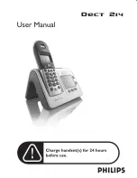 Preview for 1 page of Philips DECT214 User Manual