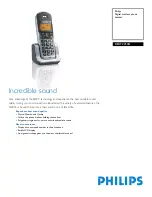 Preview for 1 page of Philips DECT2250G Technical Specifications