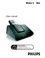 Philips DECT311 User Manual preview