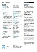 Preview for 2 page of Philips DECT5152S Specifications