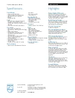 Preview for 2 page of Philips DECT5251S Specifications