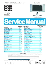 Philips Dell W2300 Service Manual preview