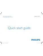 Philips DesignLine 22PDL4906H Quick Start Manual preview