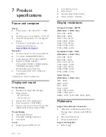 Preview for 60 page of Philips DesignLine 32PDL7906M User Manual