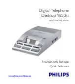 Preview for 1 page of Philips Desktop 9850/52 Instructions For Use Manual
