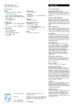 Preview for 2 page of Philips DGX 220 Specifications