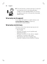 Preview for 26 page of Philips DiamondClean Smart sonicare HX9901/13 User Manual