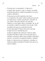 Preview for 29 page of Philips DiamondClean Smart sonicare HX9901/13 User Manual