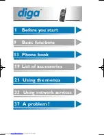 Preview for 3 page of Philips Diga Instructions For Use Manual