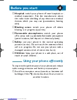 Preview for 8 page of Philips Diga Instructions For Use Manual