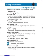 Preview for 26 page of Philips Diga Instructions For Use Manual