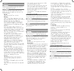 Preview for 2 page of Philips Diva GC120 Series User Manual