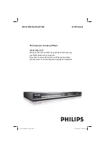 Preview for 1 page of Philips DivX Ultra DVP5166K User Manual