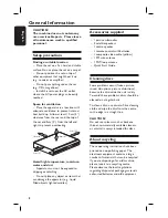 Preview for 8 page of Philips DivX Ultra HTS3101 User Manual