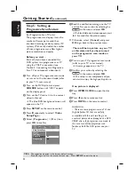 Preview for 22 page of Philips DivX Ultra HTS3101 User Manual