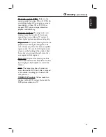 Preview for 47 page of Philips DivX Ultra HTS3101 User Manual