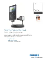 Предварительный просмотр 1 страницы Philips DLA5556 Brochure