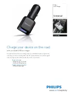 Philips DLA72004 Brochure preview