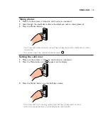 Предварительный просмотр 19 страницы Philips DMVC1300K Instructions For Use Manual